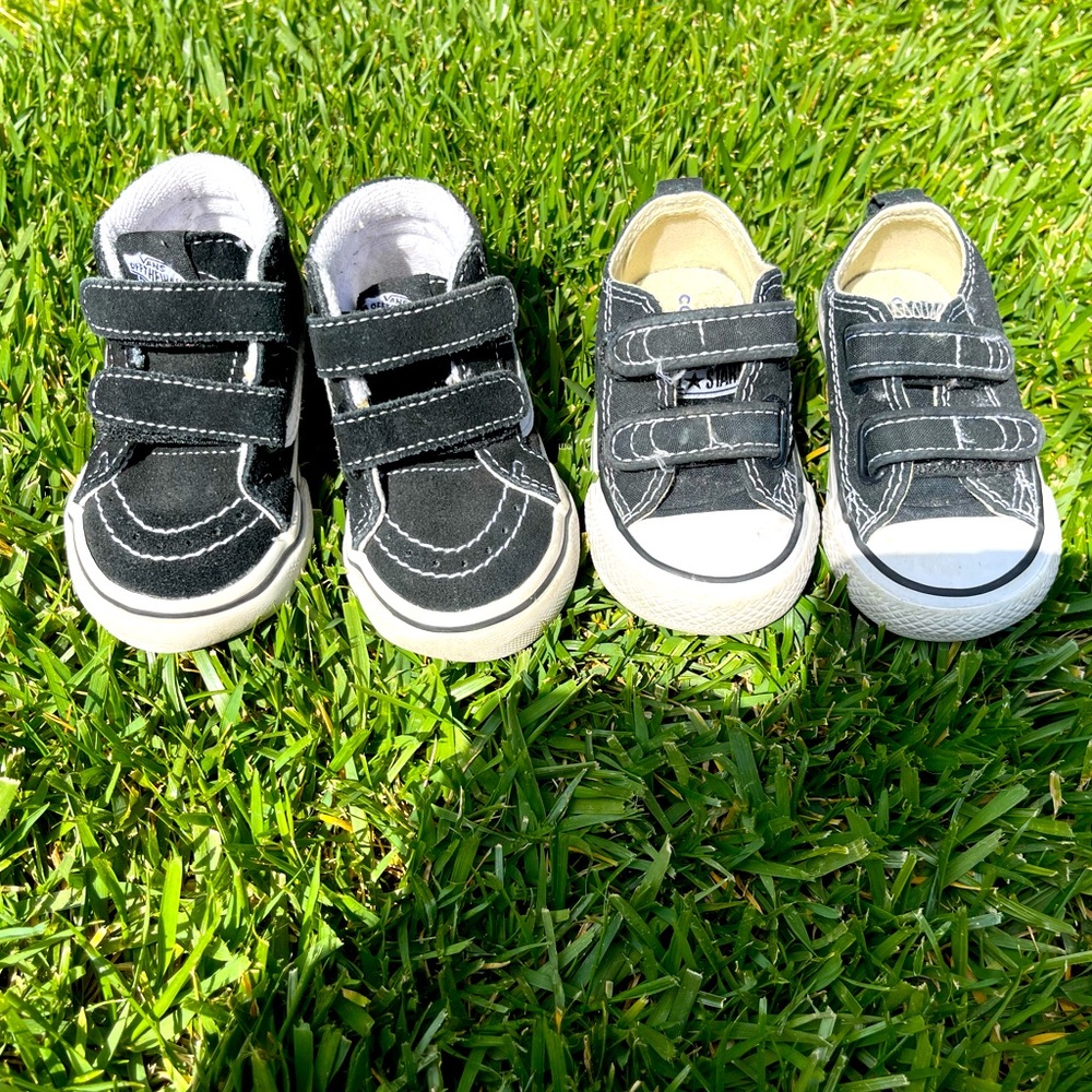 Size 4 Toddler Converse & Vans